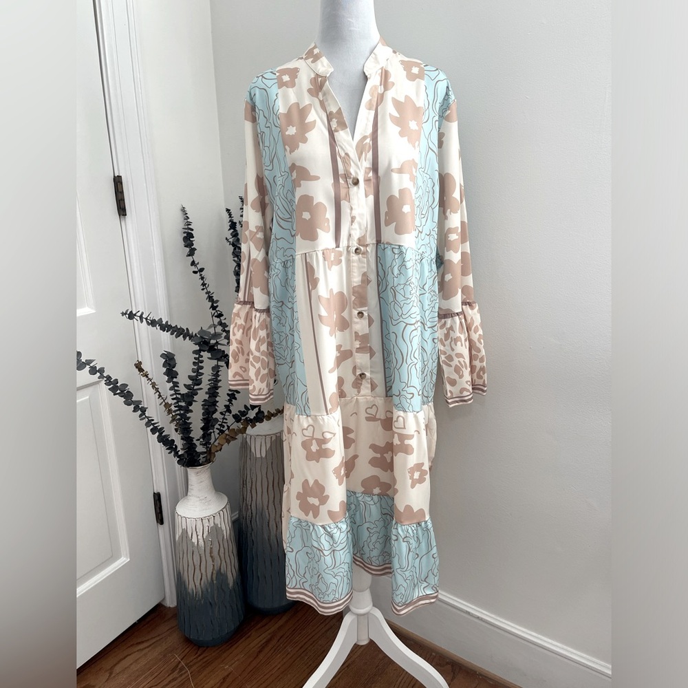 CUTE Patterned Dress - Sz XL